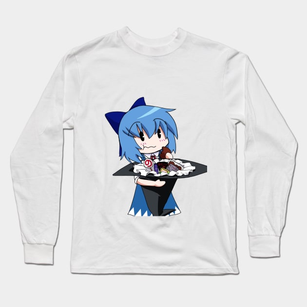 Cirno's Goody Hat Long Sleeve T-Shirt by MemeShark